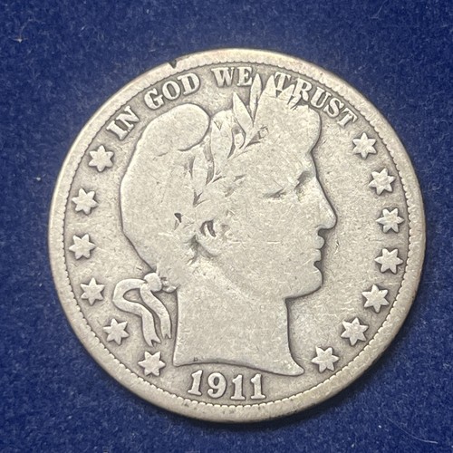 1911 barber half dollar us - dollar,