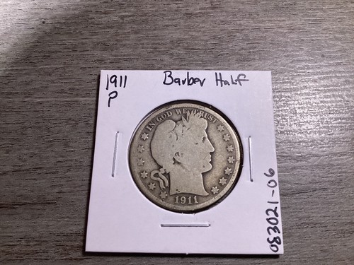 1911 barber silver half - silver,