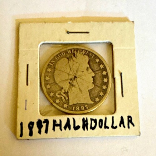1897 barber half dollar - dollar, 50c