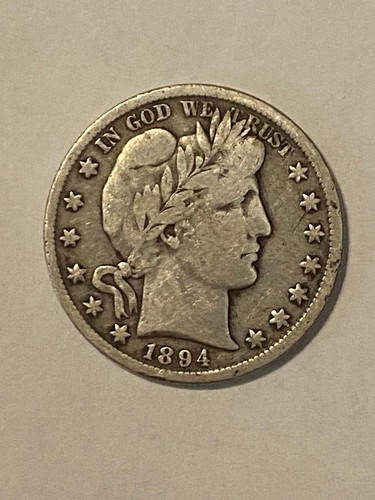 1894 barber half - barber, dollar