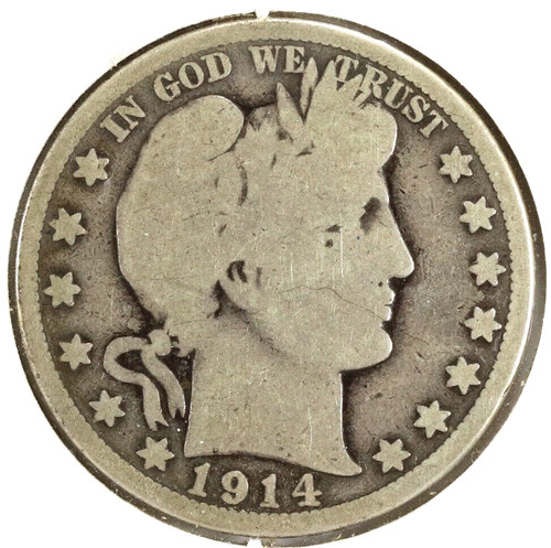 1914 barber half dollar - 1914,