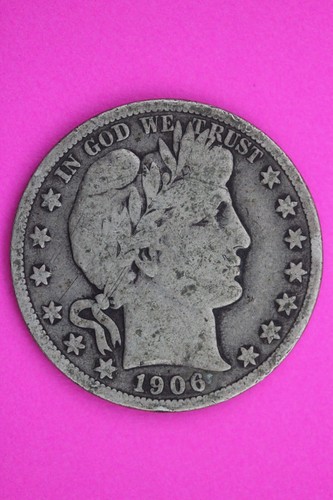 1906 barber liberty half - barber,