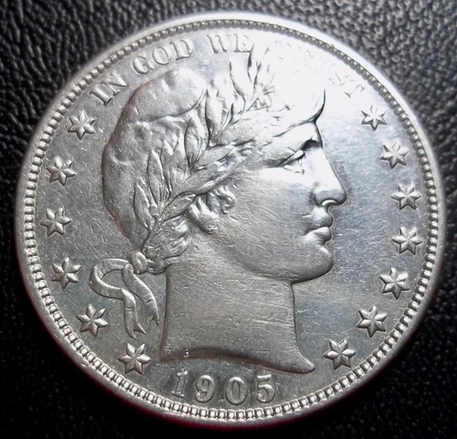 1905 barber half dollar - -,