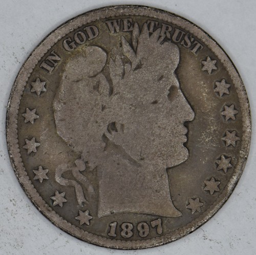 1897 barber silver - barber, half