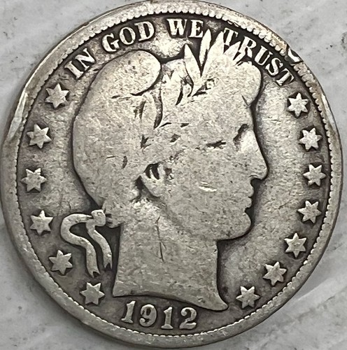 1912d barber half dollar nice - barber,