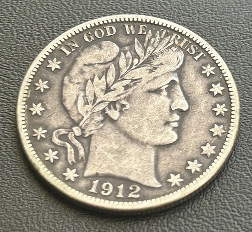 1912 barber half - half, dollar